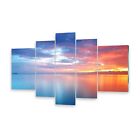 Mehrteilige Bilder Glasbilder Wandbild Sonnenuntergang