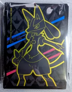 65 Ct Crown Zenith ETB Lucario Card Sleeves | New, Sealed Pokemon - Picture 1 of 2