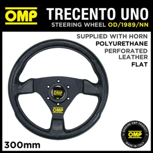 OD/1989/NN OMP VOLANTE DEPORTIVO TRECENTO UNO 300mm en POLIURETANO NEGRO - Imagen 1 de 19