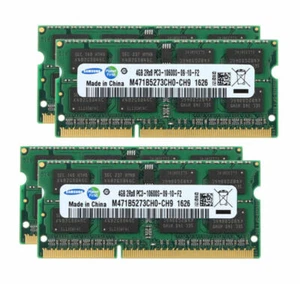 Samsung 4X 4GB 2RX8 DDR3 1333MHz PC3-10600S 204PIN SO-DIMM Laptop RAM Memory @6x - Picture 1 of 6