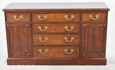 KITTINGER Mahogany Sideboard Server Buffet Williamsburg Style Cover