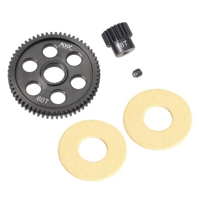 KYX Hard Steel Transmission Gearbox Spur Gear 60T/18T for Losi Mini-B Mini-T 2.0 - Image 1 of 4