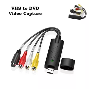 USB2.0 DVD VHS Record Capture Card Analog Video To Digital Audio Video Converter - Picture 1 of 13
