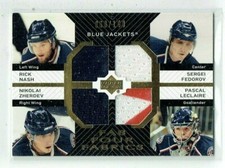 07-08 UD Fab Four  Nash--Fedorov--Zherdev--Leclaire  /100  Quad Jerseys