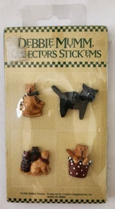 Debbie Mumm Collector's Stickems - USA Made- VTG Kitty Cats - Picture 1 of 2