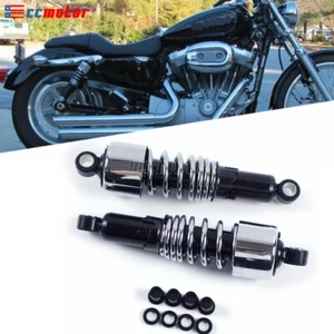 10.5'' Rear Air Shocks Absorber Kit For Harley Touring 1980-2017 Dyna 1991-2016 - Picture 1 of 9