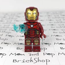 LEGO Avengers Iron Man With Silver Hexagon on Chest Minifigure 76140