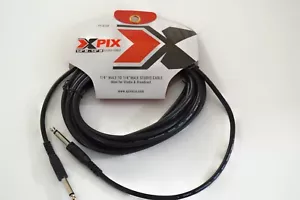 X PIX Cavo Studio 1/4" Maschio - 1/4" Maschio Ideale per Studio e Broadcast, 15 PIEDI - Foto 1 di 1