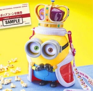 USJ Minions Popcorn Eimer King Bob Tokyo Disney Resort - Bild 1 von 8