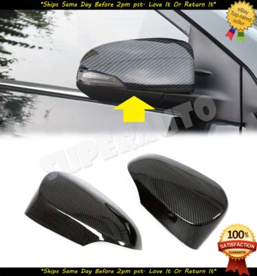 Fits 2018-2022 Toyota C-HR Carbon Fiber Print Mirror Cover 13-17 Camry Corolla - Image 1 of 2