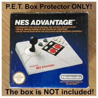 P.E.T. Plastic Box Protector / Display Case for Nintendo NES Advantage - Image 1 of 2