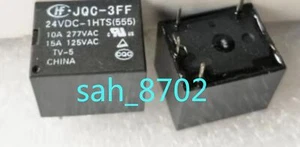 5 PCS NEW HF JQC-3FF 24VDC-1HTS Relay 15A 24V 24VDC 4-pin - Picture 1 of 2