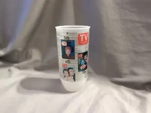1990s TV Guide Themed Plastic Drink Tumbler, 20 Ounce - NEW - Picture 1 of 7
