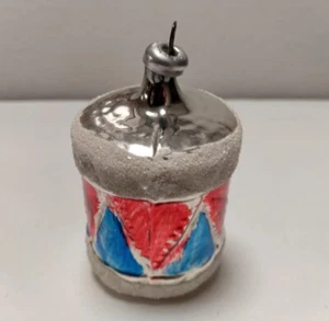 Vintage Drum Blown Glass Christmas Ornament - Picture 1 of 8
