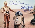 Réimpression photo signée R2D2 & C3Po Anthony Daniels & Kenny Baker Star Wars 8,5 X 11