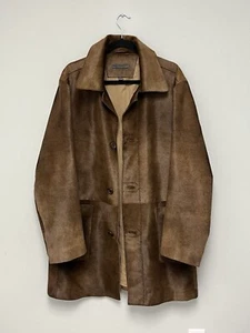 $2998 Brand New John Varvatos Calf Hair Shearling Coat EU 52 USA 42 - Picture 1 of 24