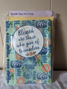Thank You For Help - Hallmark Heartline Card with Envelopes - Pack of 14 - Picture 1 of 1