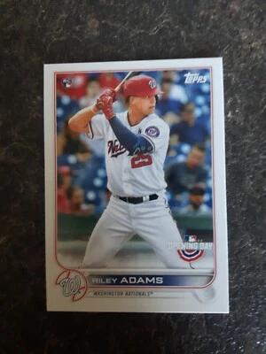 2022 Topps Rookie Riley Adams RC Card# 83 - Image 1 of 2