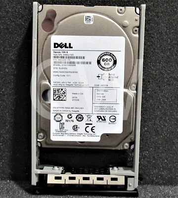 7YX58 ST600MM0006 Dell SAVVIO 600GB 10000RPM 6Gbps 2.5" SAS Hard Drive - Image 1 of 4