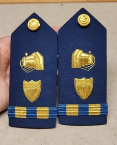 Coast Guard Public Information Warrant Officer CWO2 Shoulder Boards Meyers #3 - Picture 1 of 20