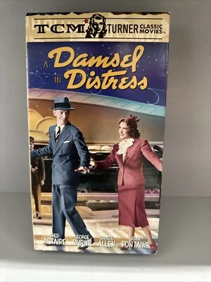 A Damsel in Distress VHS Video Fred Astaire George Burns Gracie Allen  - Image 1 of 2