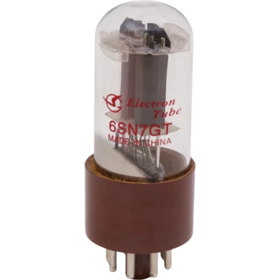 Tubo de vacío, 6SN7GT, Shuguang, triodo, doble, MU medio, preamplificador Foto 1 de 2