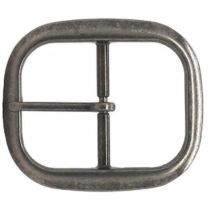 Hebilla de cinturón antigua barra central de níquel 1-1/2" 1566-1500 - Imagen 1 de 1