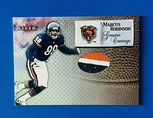 2000 Fleer Marcus Robinson Bears Genuine Coverage 3-Color Game Used Jersey Card - Picture 1 of 2