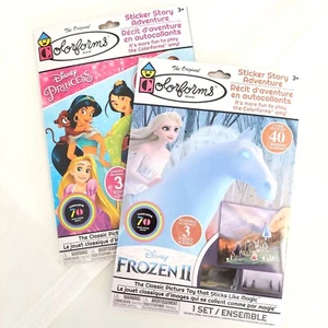 Colorforms Disney Princess & Frozen II Sticker Story Adventure Play Sets 2 - Picture 1 of 5