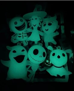 THE NIGHTMARE BEFORE CHRISTMAS GLOW IN THE DARK FIGURAL BAG CLIP YOU CHOOSE - Picture 1 of 23