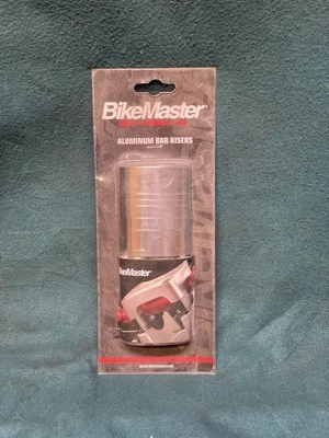 BikeMaster 车把立管适用于 1 英寸杆银色 — 第 1/2 张图片