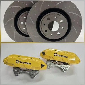 Abarth 500/595/695 4Pot Brembo Front Brake Setup 305mm !! BRAND NEW !! - Picture 1 of 10