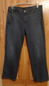 Venezia Damen 10 blaue mittlere Waschung Pattentaschen Bootcut Jeans Stretch - Bild 1 von 6