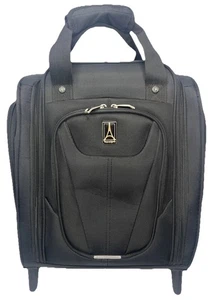 Travelpro Crew Classic Rolling UnderSeat Carry-On Black With Plaid Interior - Picture 1 of 17