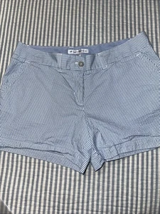 Southern Tide Damenshorts 12 gestreift Seersucker adrett Freizeit Strand - Bild 1 von 7