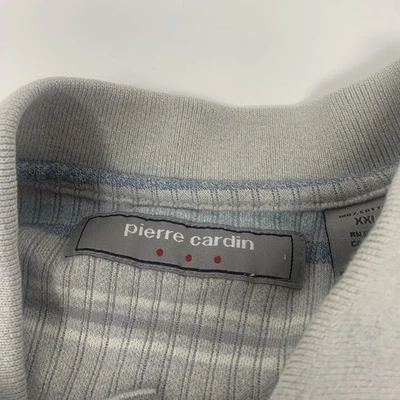 XXL Pierre Cardin Manga Corta Rayas Dos Botones 100% Algodón Foto 1 de 4