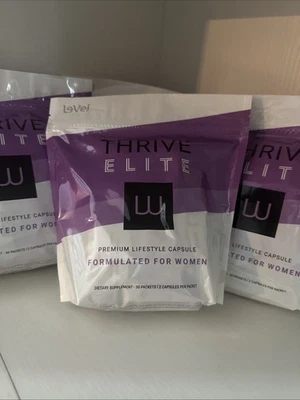 Le-Vel Thrive ELITE W Vitaminas para Mujer 60 Cápsulas Nivel ¡NUEVO SELLADO!! Foto 1 de 2