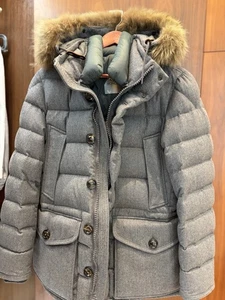 **Mint MONCLER RETHEL DOWN / FUR Mid-length JACKET w/ Hood, Zip Up WOW SIZE 2** - Picture 1 of 23