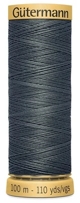 Natural Cotton Thread 110yd Dark Grey - Image 1 of 2