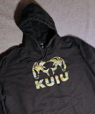 KUIU Sudadera con Capucha Para Hombres 3XL XXXL Negro Pullover Sudadera Camuflaje Ram Caza Exterior Foto 1 de 4