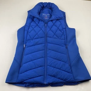 Bernardo Performance Puffer Vest Women’s L Goose Down BLUE Packable Lightweight - Picture 1 of 10