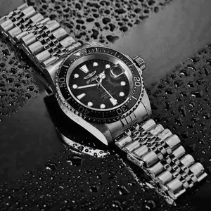 New Invicta 42mm Men's 200m Pro Diver NH35A Automatic Black Dial SS Watch - Picture 1 of 10