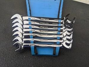 #bm425 Snap On SVSM807A 7pc Metric 30° / 60° Flank Plus 4-Way Angle Wrench Set - Picture 1 of 16