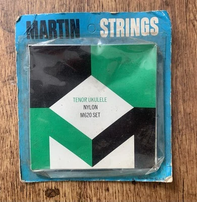 Vintage MARTIN Ukelele Strings. Tenor Ukelele Nylon Strings. Case Candy Rare! — 第 1/2 张图片