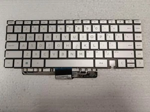 For HP Spectre x360 14-EA 14-EB 14-AE US Backlit Keyboard silver - Picture 1 of 2