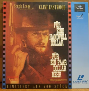 Laserdisc Für eine Handvoll Dollar/ Für ein paar Dollar mehr 2 Disc Pal deutsch - Afbeelding 1 van 3
