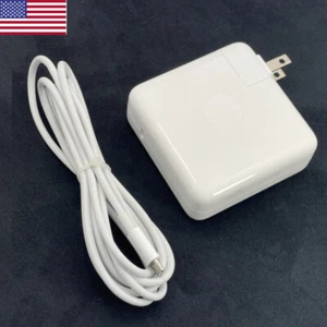 96W USB C Laptop Adapter Type C Power Wall Charger 65W 61W 87W for MacBook Pro - Picture 1 of 10