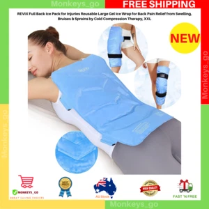 Full Back Ice Pack for Injuries Reusable Large Gel Ice Wrap for Back Pain Rel... - Picture 1 of 10