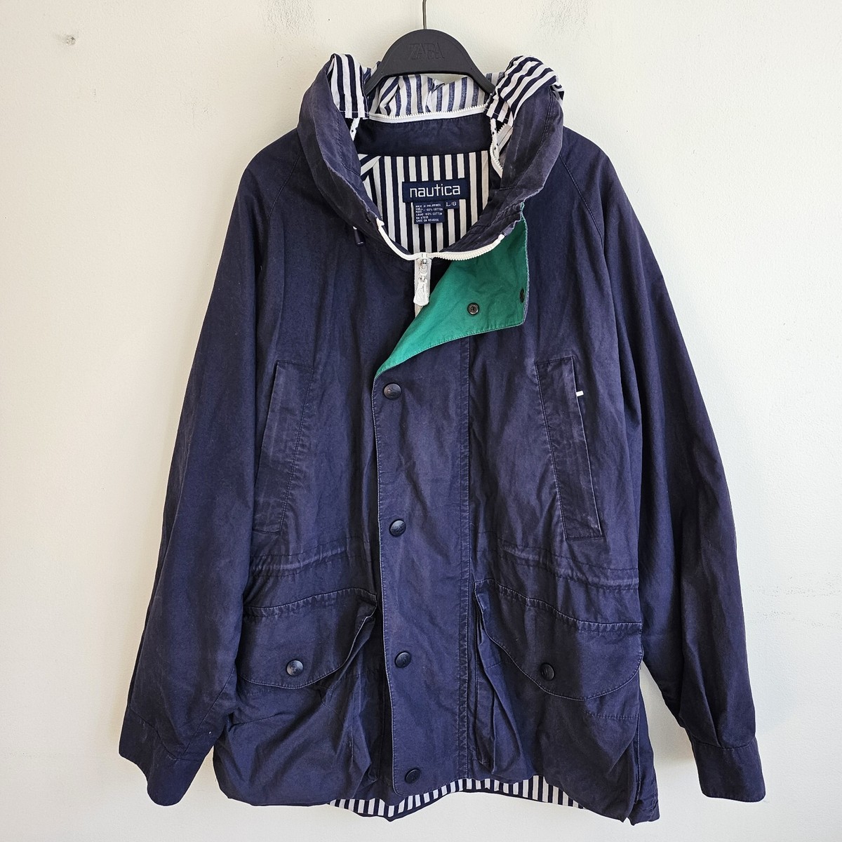 ノーティカ スタックスWaterproof Hooded Coat ネイビー　M ノーティカ スタックスWaterproof Hooded Coat ネイビー M