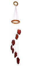 Red Carnelian Wind Chime Raw Crystal Stone Wind chime Patio Wall Hanging